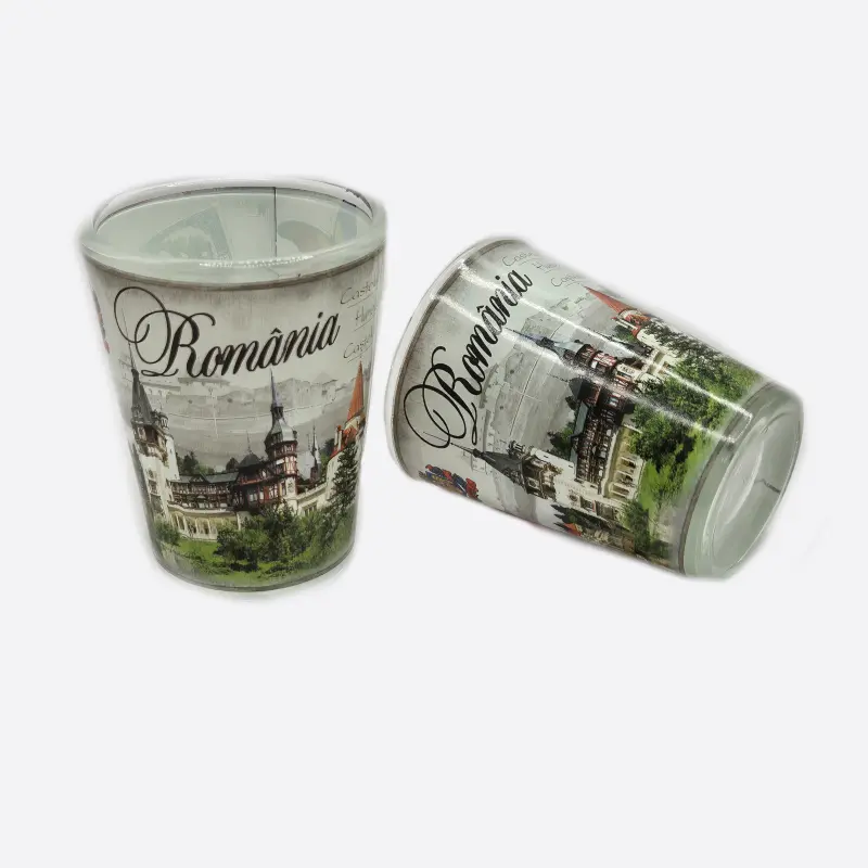 Romania, set 2 pahare shot, model 3823611